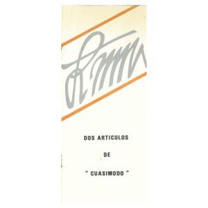 Folleto - Dos artículos de “Cuasimodo” (S.F.)