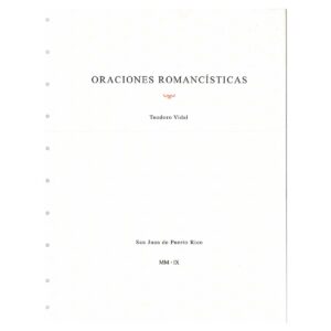 Vidal Santoni, Teodoro - Oraciones romancísticas (2009)